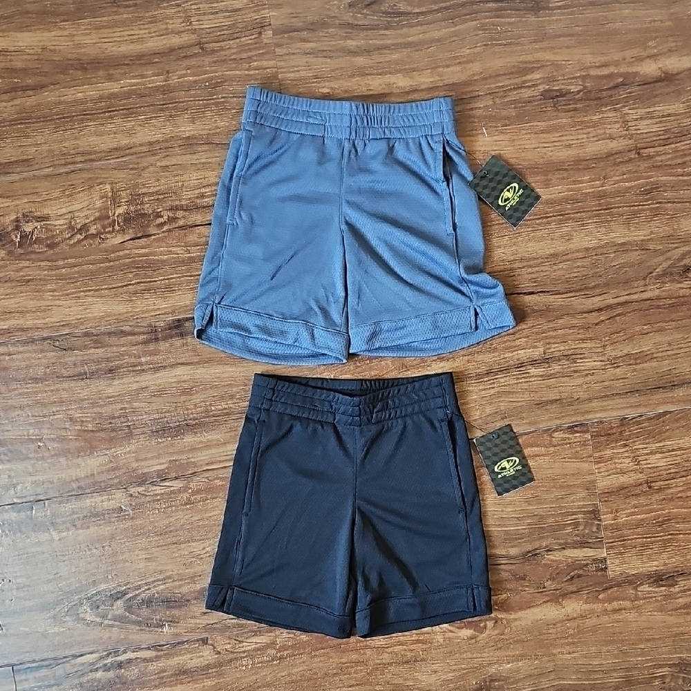 NWT Athletic Works Boys Athletic Shorts Bundle Size XS (4-5)